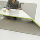Illustration for article titled Land Peel Floor Mat Folds Up Tables and Seats For Daily Use